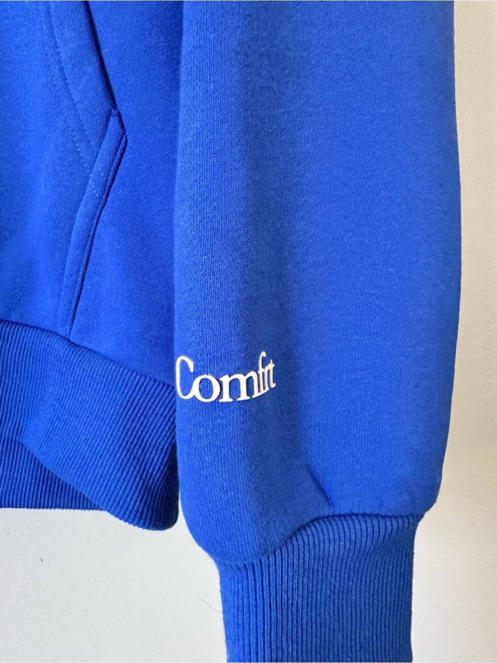 Comfrt x We're Not Really Strangers Blue Crewneck Hoodie - Picture 6 of 8